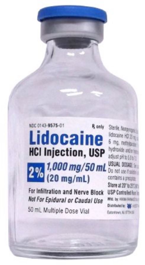 Lidocaine Hydrochloride Injection   Usp Preservative Free  Flip Top Vial  2   Will Not Ship Until November 2022 Subject To Change 