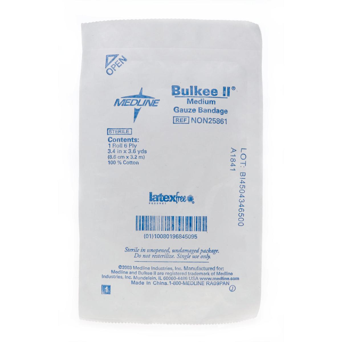 Bandage, Gauze Bulkee Ii 3.4X3.6Yd Sterile Pipeline Medical