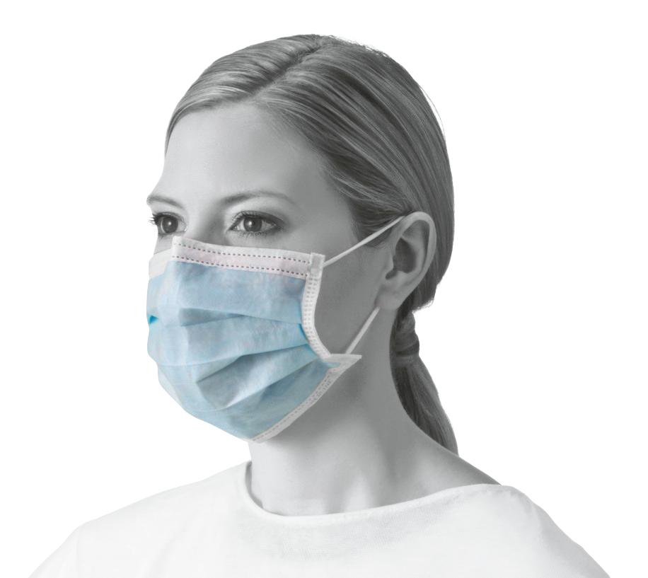 Mask  Face  Blue  Procedure  Earloop