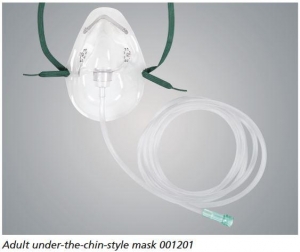Mask  Oxygen  Med  Concen  7 Tubing