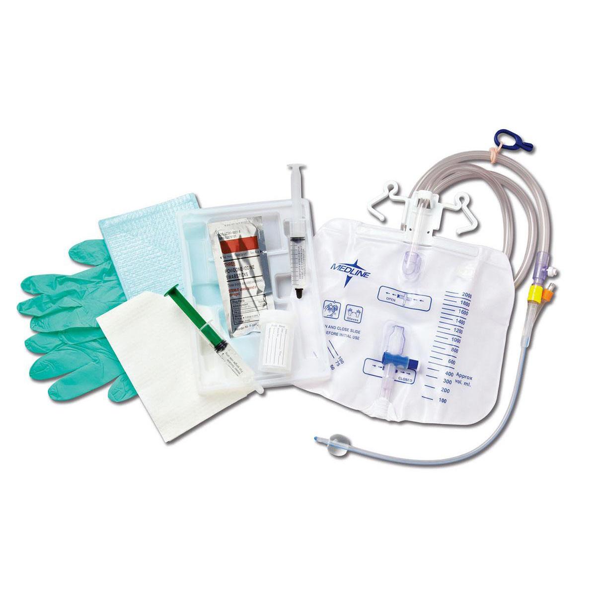Catheter Tray, Foley Silicone Coated 16Fr Pipeline Medical