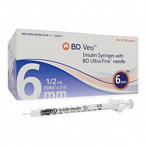 Syringe Needle    5Cc Insulin 31Gx6mm