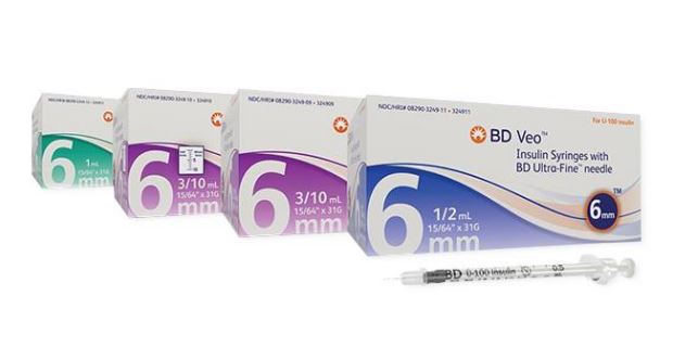 0 5 Ml Insulin Syringe With 31G X 5 16  Needle